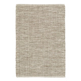 Marled Brown Woven Cotton Rug
