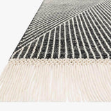 Magnolia Home by Joanna Gaines x Loloi Newton Charcoal/Ivory Rug