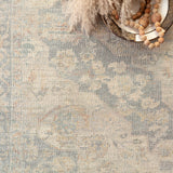 Priya Bone/Bluestone Rug