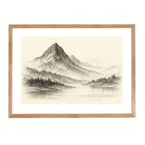 Remble Ink Sketch Framed Print