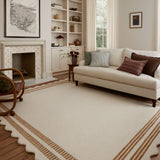Scottie Ivory / Rust Rug | Chris Loves Julia x Loloi