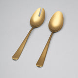 Fable Serving Spoons - Matte Gold