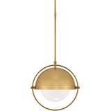 Decca 19.75" Orbital Pendant - Brass