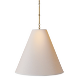 Goodman 24.50" Hanging Lamp - Brass/Natural