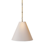 Goodman 15.00" Hanging Light - Brass/Natural