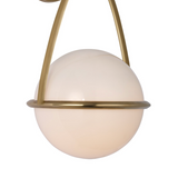 Lisette Bracketed Sconce - Brass