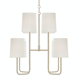 Go Lightly 31.00" Chandelier - White