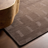 Vinel Modern Abstract Rug - Brown