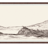 Shoreline Wide Framed Print