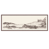 Shoreline Wide Framed Print