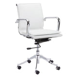 Morgan White Office Chair