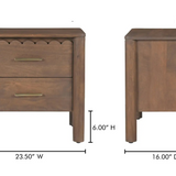 William Nightstand Vintage Brown
