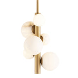 Tylie Vertical Pendant - Natural Brass