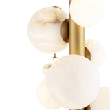 Tylie Vertical Pendant - Natural Brass