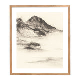 Temple Ink Sketch Framed Print