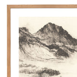 Temple Ink Sketch Framed Print