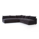 Wisconsin 3 Piece Charcoal Sectional
