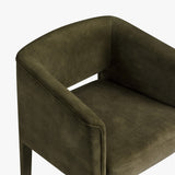 Amanda performance velvet counter stool