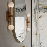 Beatrix Beige Bath Wall Sconce