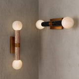 Beatrix Beige Bath Wall Sconce