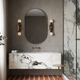 Beatrix Black Bath Wall Sconce