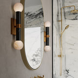 Beatrix Black Bath Wall Sconce
