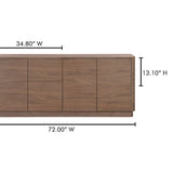 Round Off Sideboard Walnut