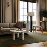 Nate Berkus Ondine Solid Wool Cozy Area Rug
