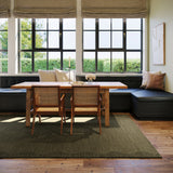 Nate Berkus Ondine Solid Wool Cozy Area Rug