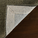 Nate Berkus Hollis Solid Wool Cozy Area Rug - Dark Brown