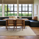 Nate Berkus Hollis Solid Wool Cozy Area Rug - Ivory