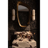 Salon Sconce - Natural Brass