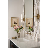 Salon Sconce - Natural Brass