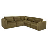 Swift Classic L Modular Sectional Dark Green