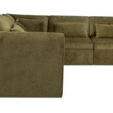 Swift Classic L Modular Sectional Dark Green