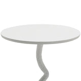 Cauda White Drinks Table