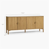 Olive 4-door Oak Buffet