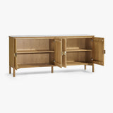 Olive 4-door Oak Buffet