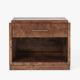 Snipes Burl Nightstand