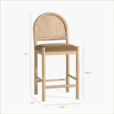 Jones Counter Stool - Natural