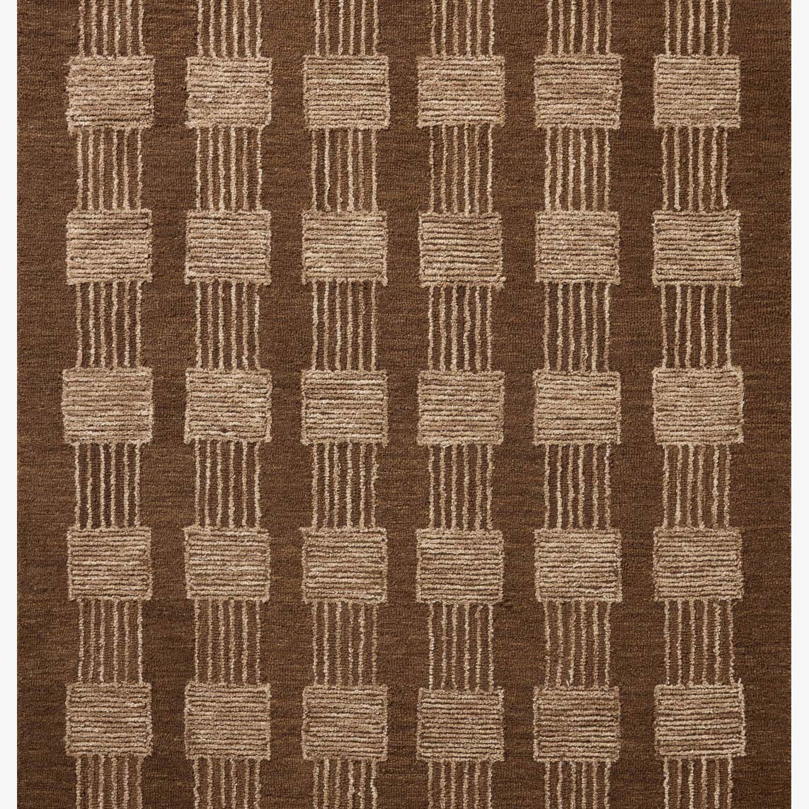 FRI-03 Espresso / Brown – full rug view