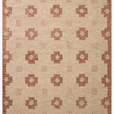 FRI-04 Rust / Beige – full rug view