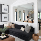 Wisconsin 3 Piece Charcoal Sectional