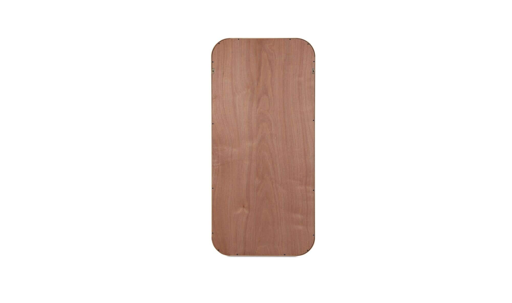 Kai Floor Mirror Oak – back view