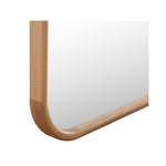 Kai Floor Mirror Oak – oak frame detail