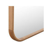 Kai Floor Mirror Oak – oak frame detail