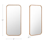 Kai Floor Mirror Oak – dimensions