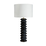 Accordion Table Lamp Ebony