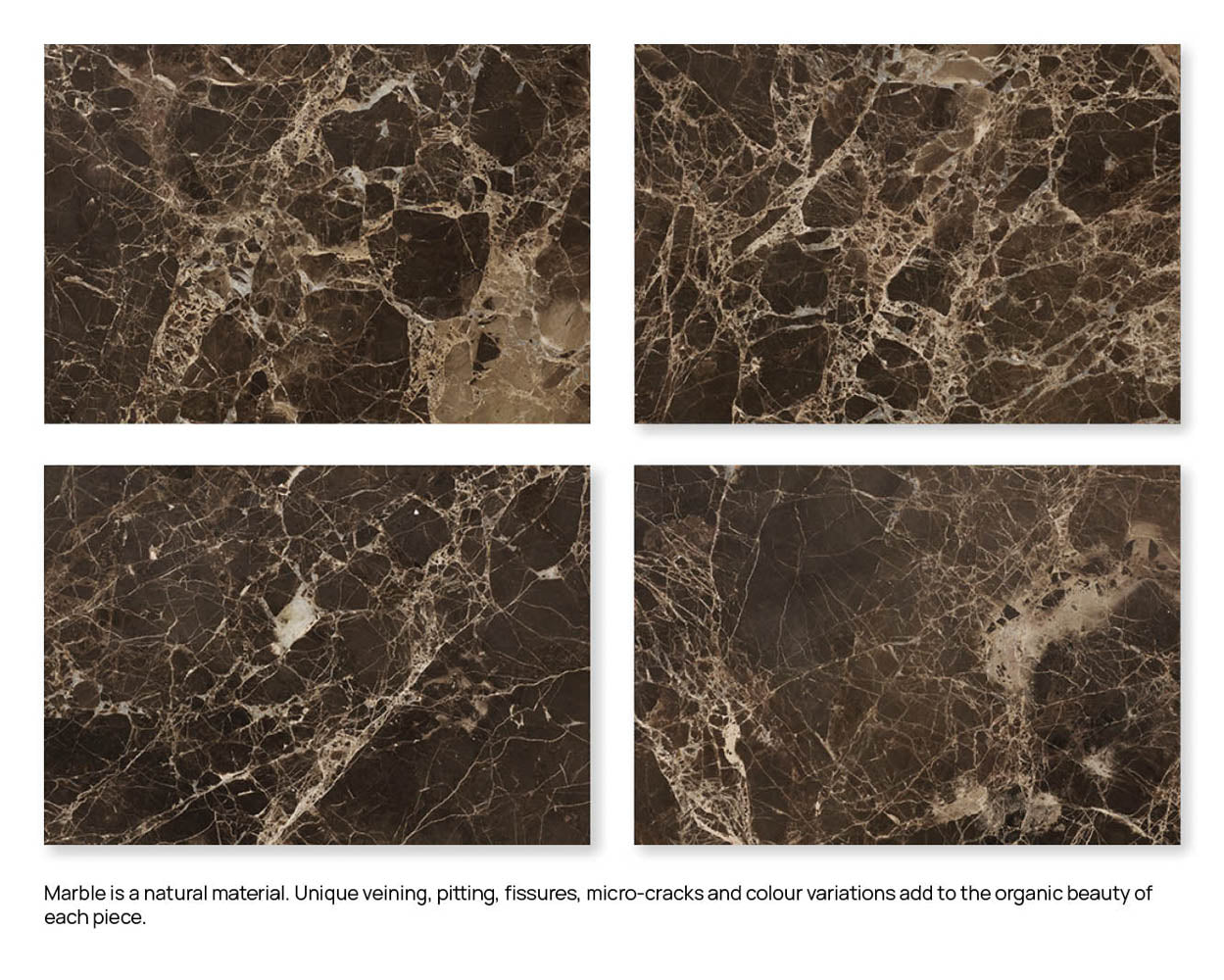 Morassa Coffee Table – natural marble variations