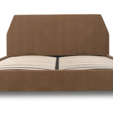 Redden King Storage Bed Light Brown – front view